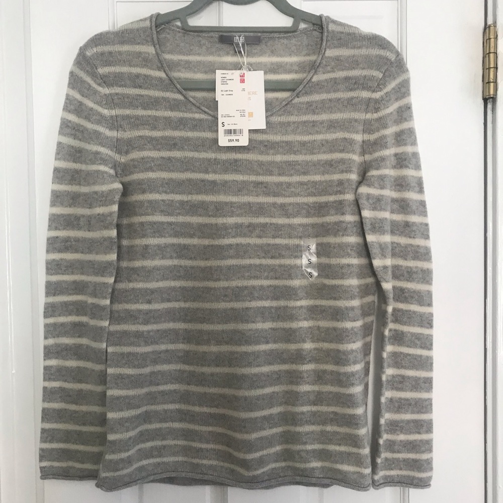 COPY - Classic striped cashmere sweater